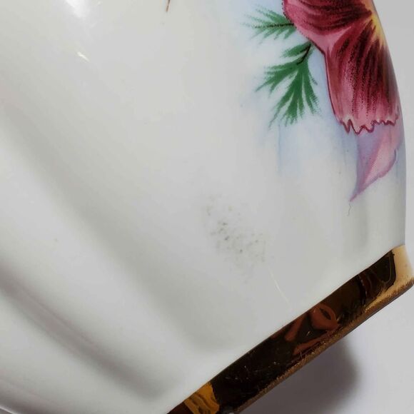 Royal London Teacup and Saucer Orchid Vintage - Picture 5 of 10